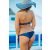 Rio kétrészes  bikini szett sötét kék bársony
