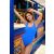 "Baywatch" kék egyrészes fürdőruha dressz